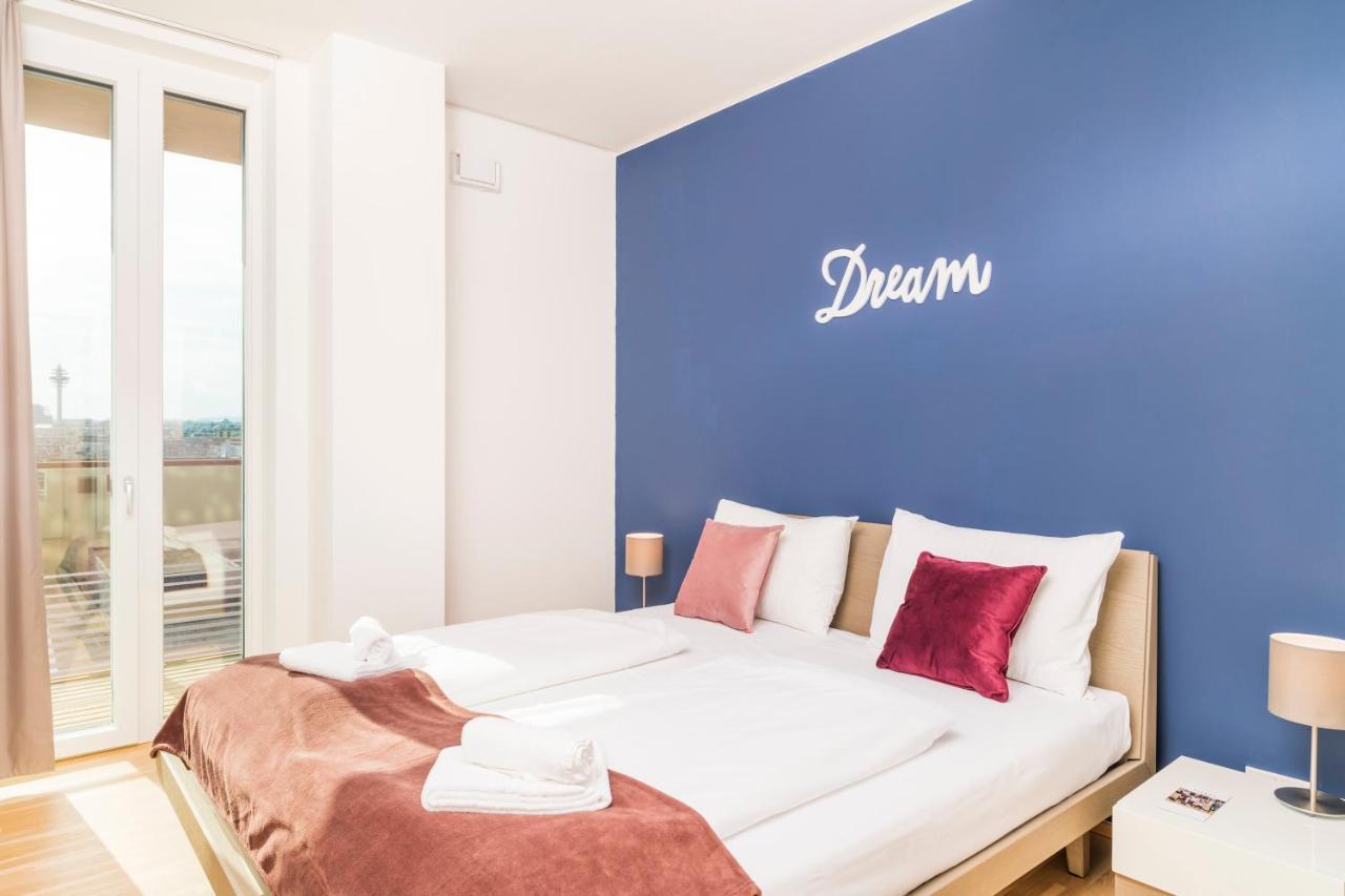 Triiiple Tower Dream Apartments With Rooftop-Summer-Pool فيينا المظهر الخارجي الصورة