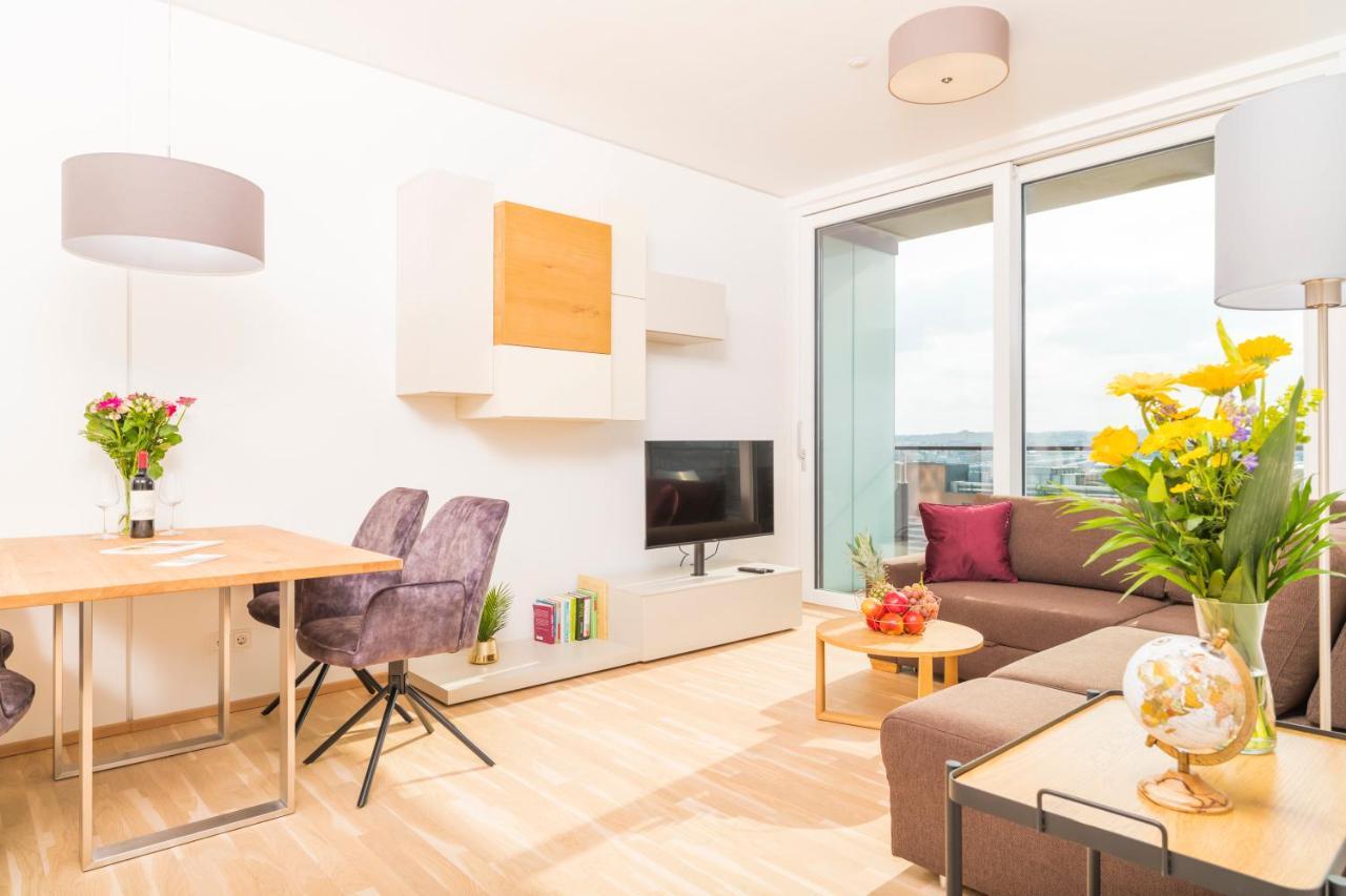 Triiiple Tower Dream Apartments With Rooftop-Summer-Pool فيينا المظهر الخارجي الصورة