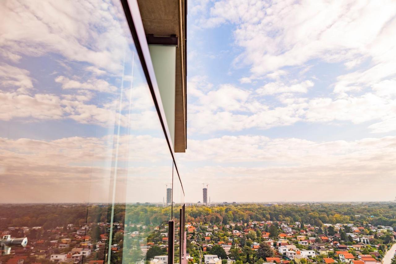 Triiiple Tower Dream Apartments With Rooftop-Summer-Pool فيينا المظهر الخارجي الصورة
