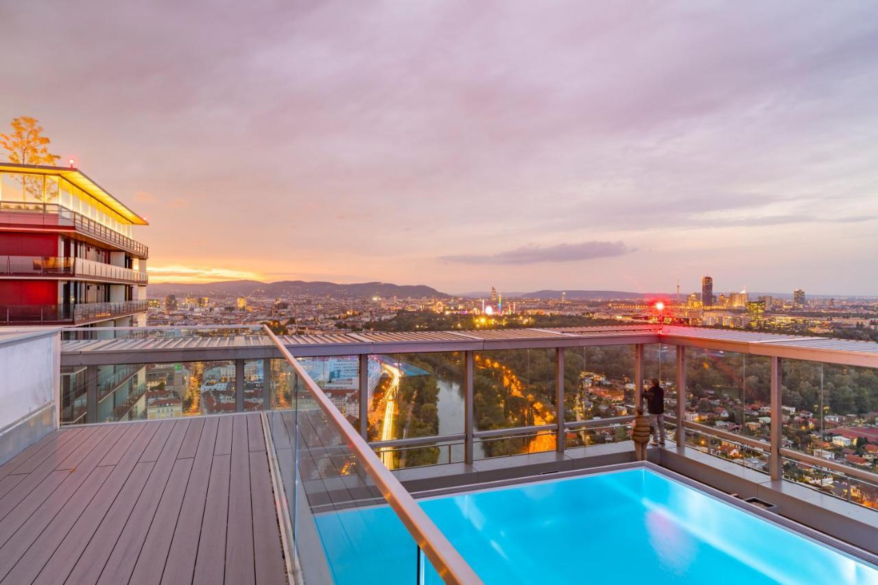 Triiiple Tower Dream Apartments With Rooftop-Summer-Pool فيينا المظهر الخارجي الصورة